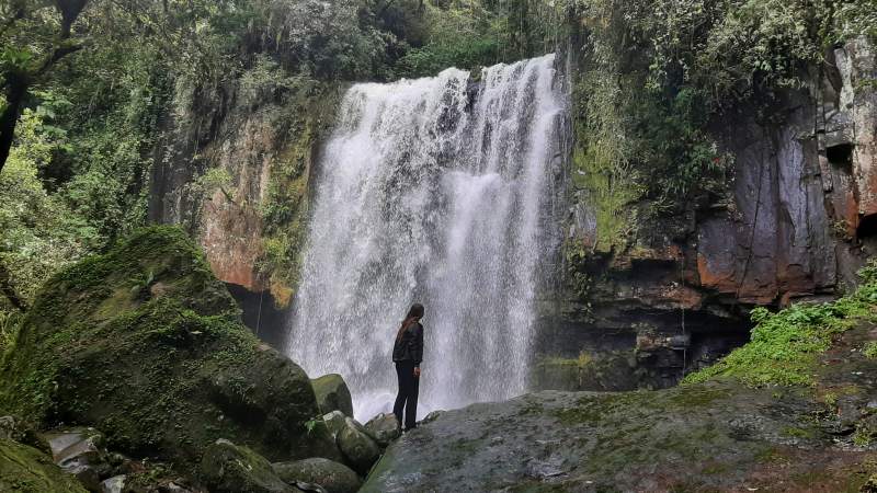 Cachoeira da Solido - Benedito Novo - Vale Europeu Catarinense - Estado de Santa Catarina - Regio Sul - Brasil