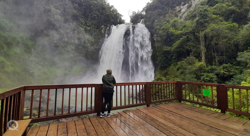 Cachoeira Vu de Noiva - Doutor Pedrinho - Vale Europeu Catarinense - Estado de Santa Catarina - Regio Sul - Brasil