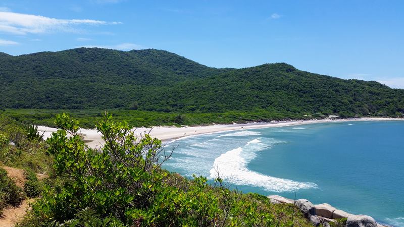 Praia de Naufragados - Ilha de Florianpolis - Estado de Santa Catarina - Litoral Catarinense - Regio Sul - Brasil