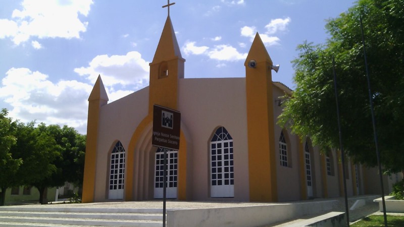 Igreja matriz do Arap - Tiangu - Estado do Cear - Regio Nordeste - Brasil