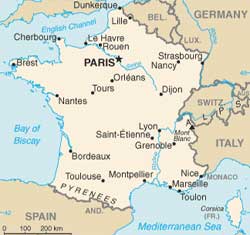 Mapa da Frana