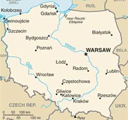 Mapa da Polnia