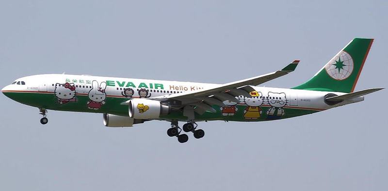 Voo temtico Hello Kitty da EVA Air - Foto: altair78.