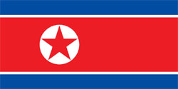 Bandeira da Coreia do Norte