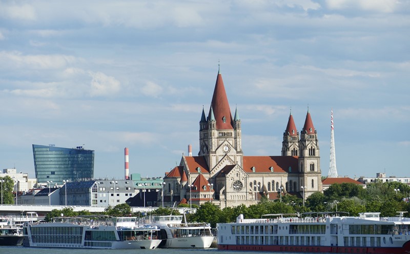 Rio Danbio - Viena - ustria - Cruzeiro Fluvial