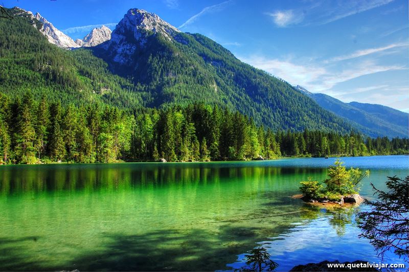 Destinos de viagem - Passeios na Alemanha - Lago Hintersee - Ramsau - Baviera - Alemanha - Europa