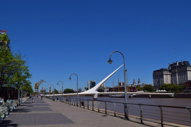 Puente de la Mujer - Ponte da Mulher - Puerto Madero - Buenos Aires - Argentina - Amrica do Sul - Brasil