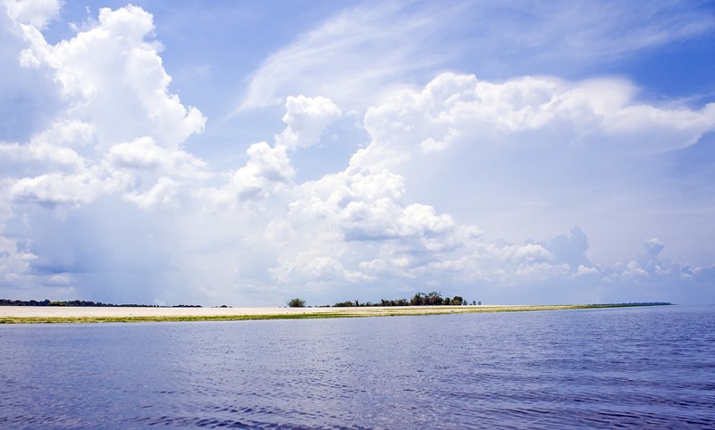 Praia de Rio - Amaznia - Amazonas - Regio Norte - Brasil