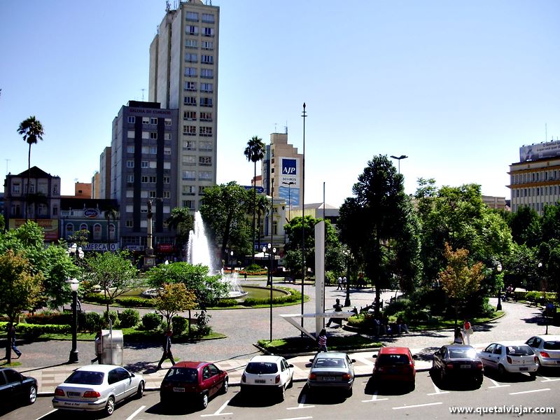 Praça Dante Alighieri - Caxias do Sul - Estado do Rio Grande do Sul - Região Sul - Brasil