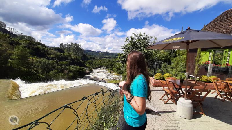 Restaurante BierFall - Cascata Salto Donner - Doutor Pedrinho - Vale Europeu Catarinense - Estado de Santa Catarina - Regio Sul - Brasil