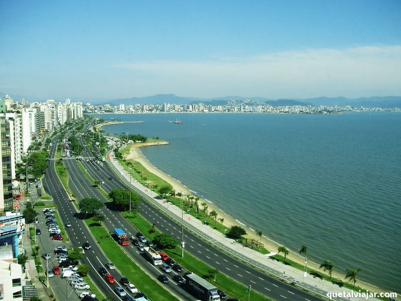 Avenida Beira Mar Norte - Ilha de Florianpolis - Estado de Santa Catarina - Litoral Catarinense - Regio Sul - Brasil