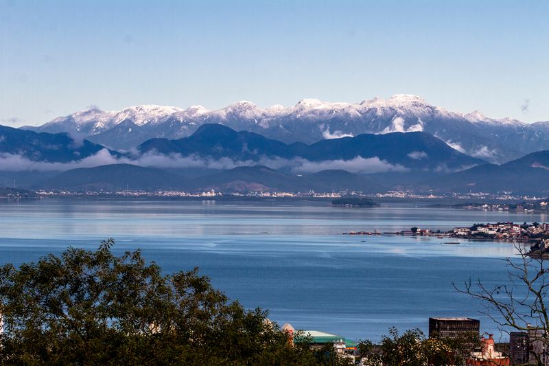 Neve no Morro do Cambirela - Grande Florianpolis - Serra Catarinense - Santa Catarina - Regio Sul - Brasil