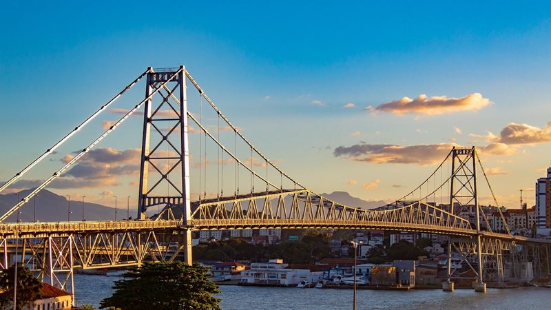 Ponte Herclio Luz - Cidade de Florianpolis - Estado de Santa Catarina - Regio Sul - Brasil