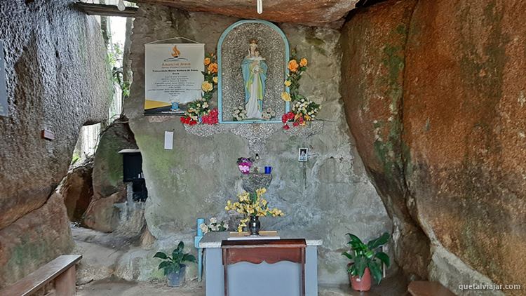 Gruta Nossa Senhora da Sade - Morro de So Miguel - Gravatal - Santa Catarina - Regio Sul - Brasil