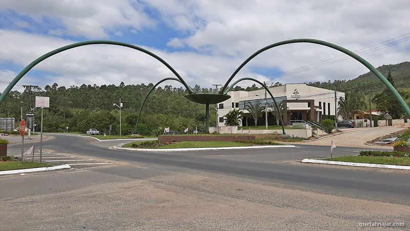 Prtico Vereador Nereu Scremin - Complexo Turstico Termas do Gravatal - Gravatal - Santa Catarina - Regio Sul - Brasil