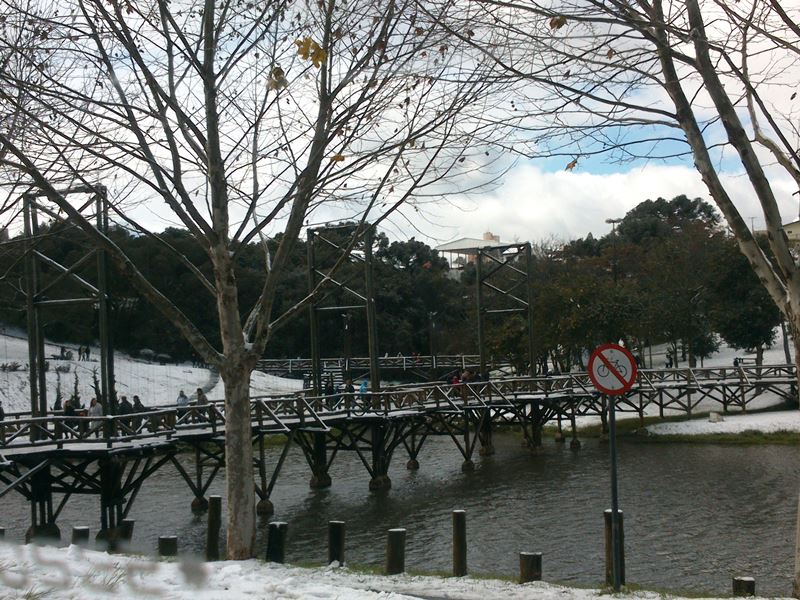 Neve em Guarapuava - Paran - Regio Sul - Brasil