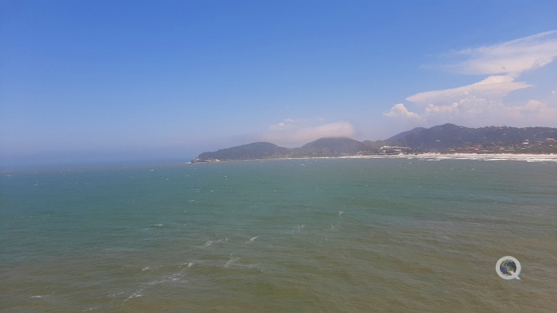 Praia do Rosa vista da trilha para a Praia Vermelha - Imbituba - Litoral Catarinense - Estado de Santa Catarina - Regio Sul - Brasil