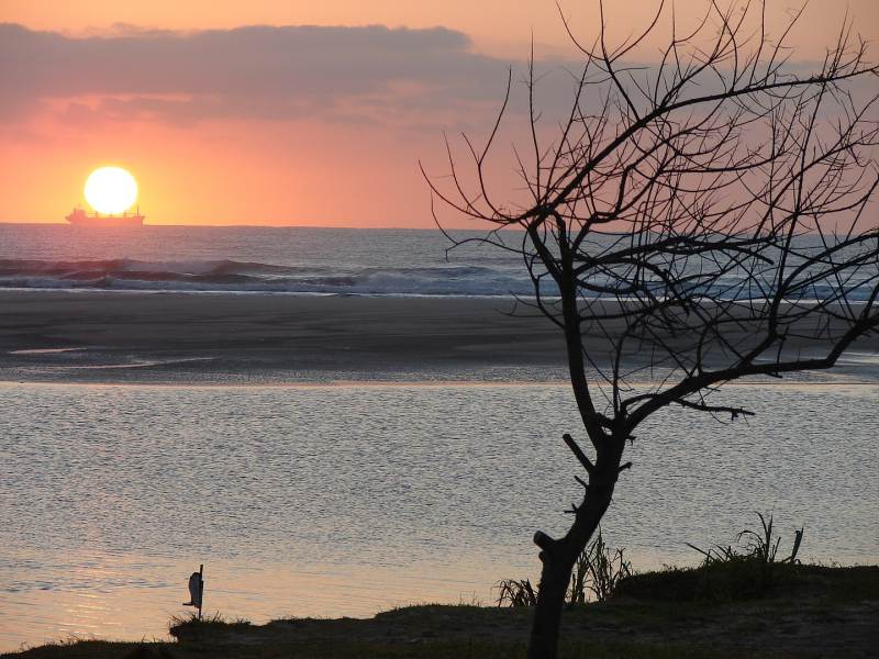 Praia de Ibiraquera - Barra de Ibiraquera - Imbituba - Litoral Catarinense - Estado de Santa Catarina - Regio Sul - Brasil