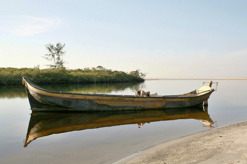 Rio Sai-Mirim - Itapo - Litoral Norte Catarinense - Estado de Santa Catarina - Regio Sul - Brasil