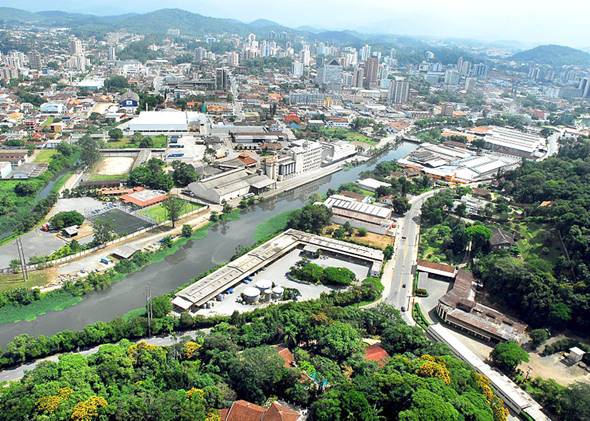 Vista panormica - Joinville - Estado de Santa Catarina - Regio Sul - Brasil