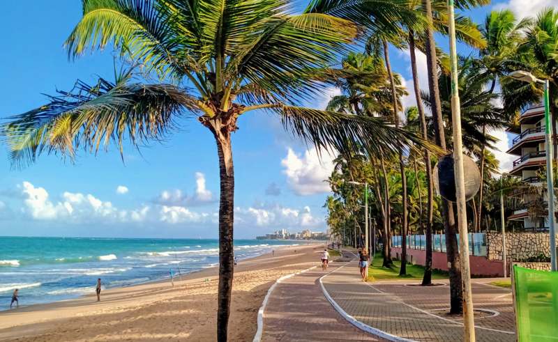 Praia de Jatiúca - Maceió - Estado de Alagoas - Litoral Alagoano - Região Nordeste - Brasil
