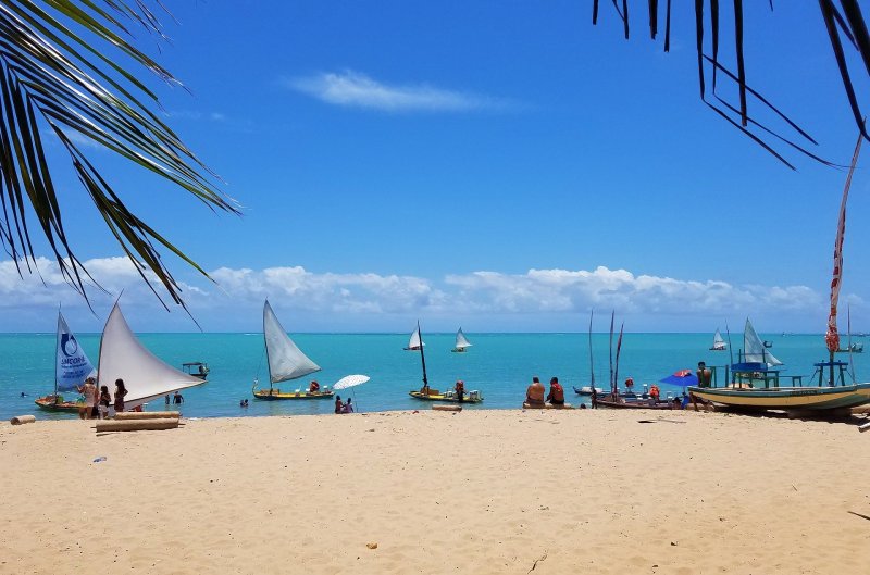 Praia de Pajuara - Macei - Estado de Alagoas - Litoral Alagoano - Regio Nordeste - Brasil