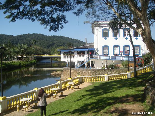 Rio Nhundiaquara - Hotel e Restaurante Nhundiaquara - Centro Histrico de Morretes - Serra do Mar - Estado do Paran - Regio Sul - Brasil