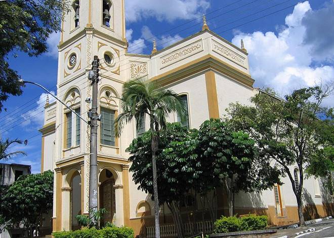 Igreja Matriz de Santo Antnio da Cachoeira - Piracaia - Estado de So Paulo - Regio Sudeste - Brasil