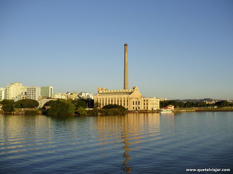 Guaba: rio ou lago? - Centro Cultural Usina do Gasmetro - Porto Alegre - Estado do Rio Grande do Sul - Regio Sul - Brasil