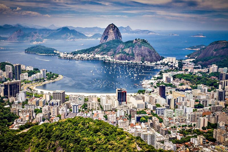 Baa de Guanabara - Morro do Po de Acar - Rio de Janeiro - Estado do Rio de Janeiro - Brasil
