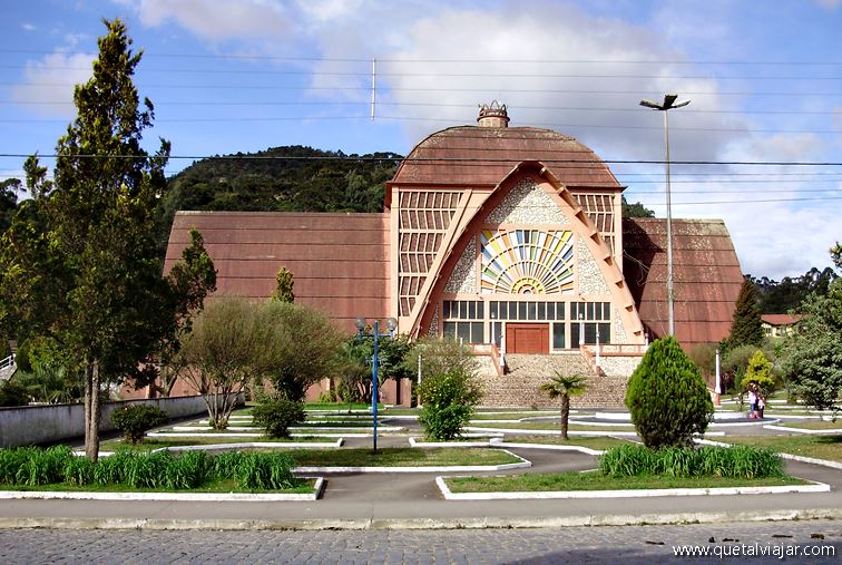 Igreja Matriz Nossa Senhora Me dos Homens - Urubici - Serra Catarinense - Santa Catarina - Regio Sul - Brasil