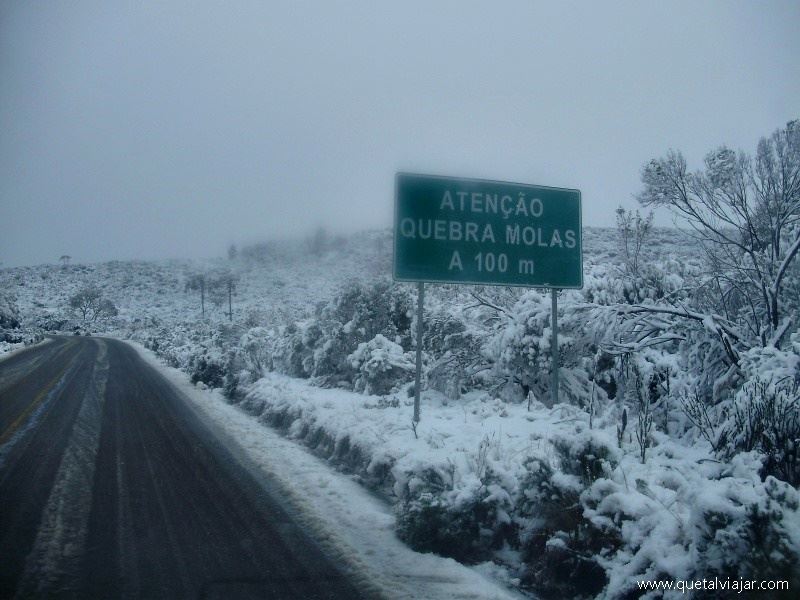 Neve no Morro da Igreja - Urubici - Serra Catarinense - Santa Catarina - Regio Sul - Brasil