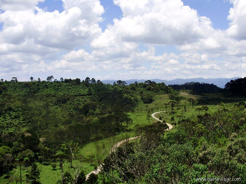 Estrada Geral Morro da Igreja - Urubici - Serra Catarinense - Santa Catarina - Regio Sul - Brasil