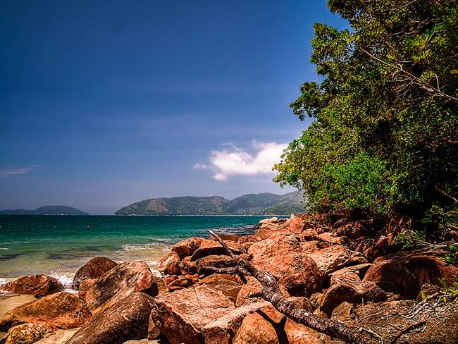 Praia do Lzaro - Ubatuba - Litoral Norte de So Paulo - Costa Verde - Regio Sudeste - Brasil