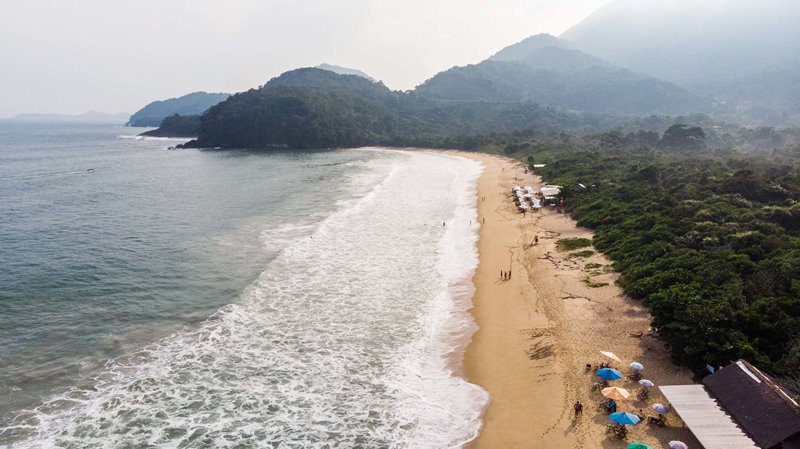 Praia do Prumirim - Ubatuba - Litoral Norte de So Paulo - Costa Verde - Regio Sudeste - Brasil