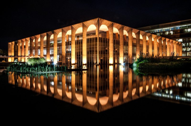 O Palcio Itamaraty, tambm conhecido como Palcio dos Arcos,  a sede do Ministrio das Relaes Exteriores do Brasil (MRE). Foto: Dlaurini.