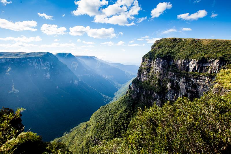 O Cnion Itaimbezinho est localizado no Parque Nacional de Aparados da Serra, reaberto ao pblico. Foto: Francielle Garcia Moreira