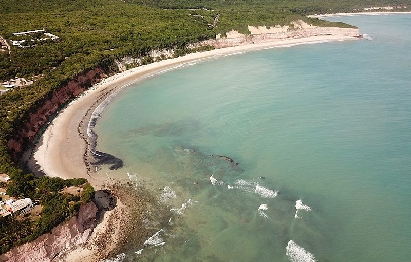 Baa dos Golfinhos, em Praia de Pipa (RN), eleita uma das dez melhores praias do mundo em 2022. - Foto: Gustavo Mitilene Cordeiro