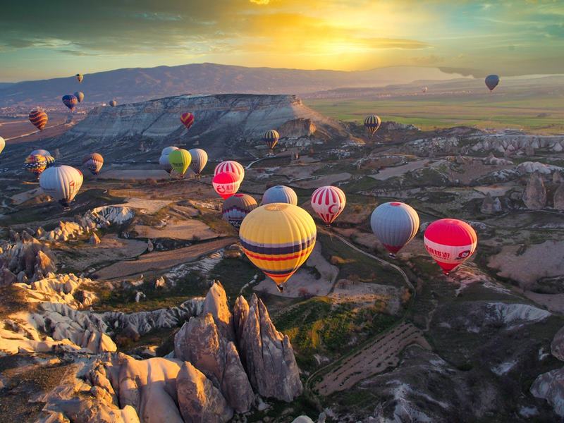 Passeio de Balão - Capadócia (Cappadocia / Kapadokya) Turquia