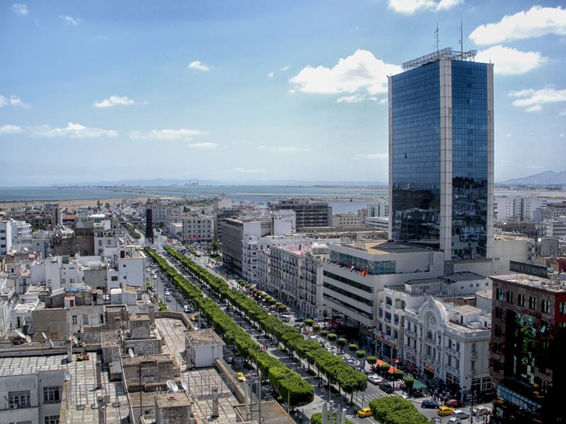 A capital Tnis ou Tunes  uma das maiores cidades do mundo rabe.